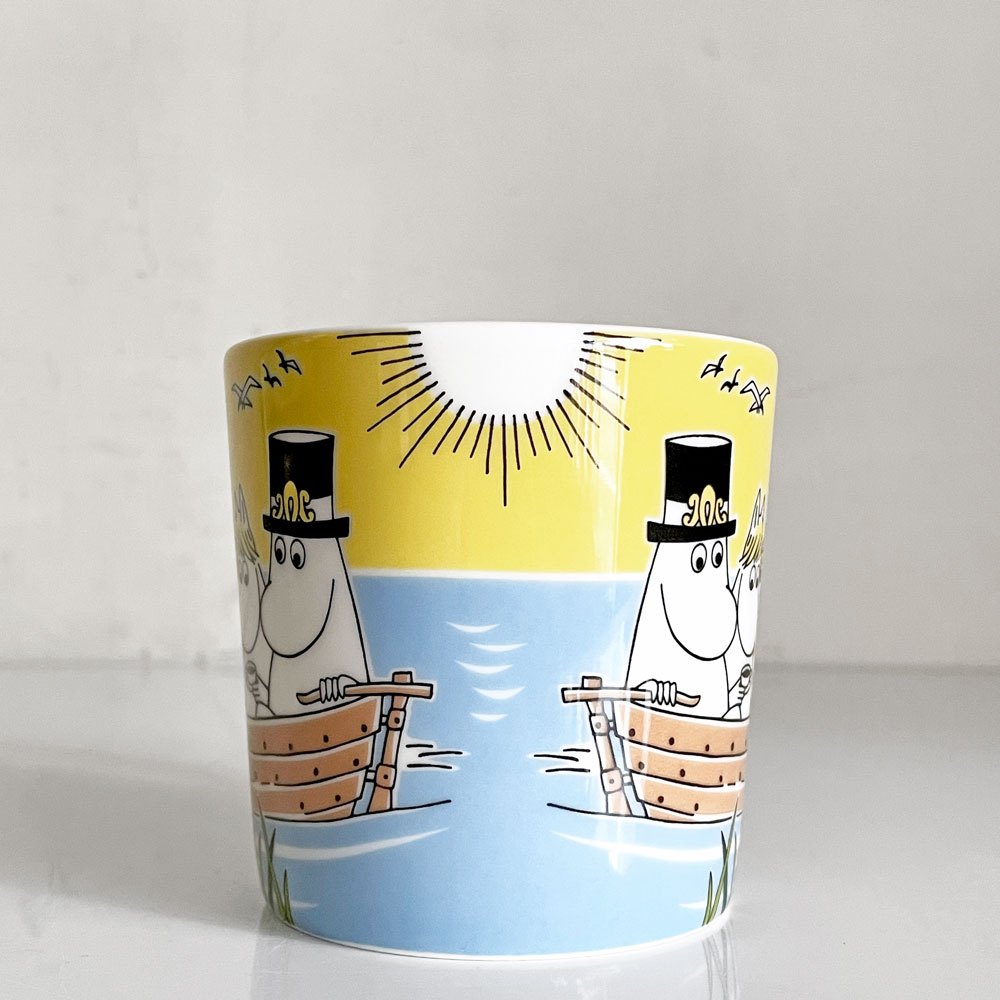 アラビア ARABIA ムーミンマグ MOOMIN クリップダッスとトゥーティッキの航海 2014年 夏限定 トーベ・ヤンソン フィンランド 北欧食器 ■