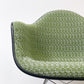 ハーマンミラー Herman Miller アームシェルチェア セカンド 2nd アプホルスター ファブリック グリーン系 キャッツクレイドル イームズ 新品張替済 C&R イームズ ミッドセンチュリー ●
