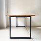かなでもの KANADEMONO ザ・テーブル THE TABLE デスク パイン無垢材 W180cm スチール スクエアレッグ ブラック ★