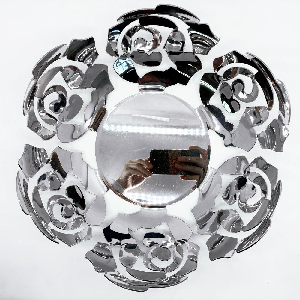 アレッシィ ALESSI ラ・ローザ La Rosa フルーツボウル Fruit Bowl ES115/29 ステンレススチール イタリア ●