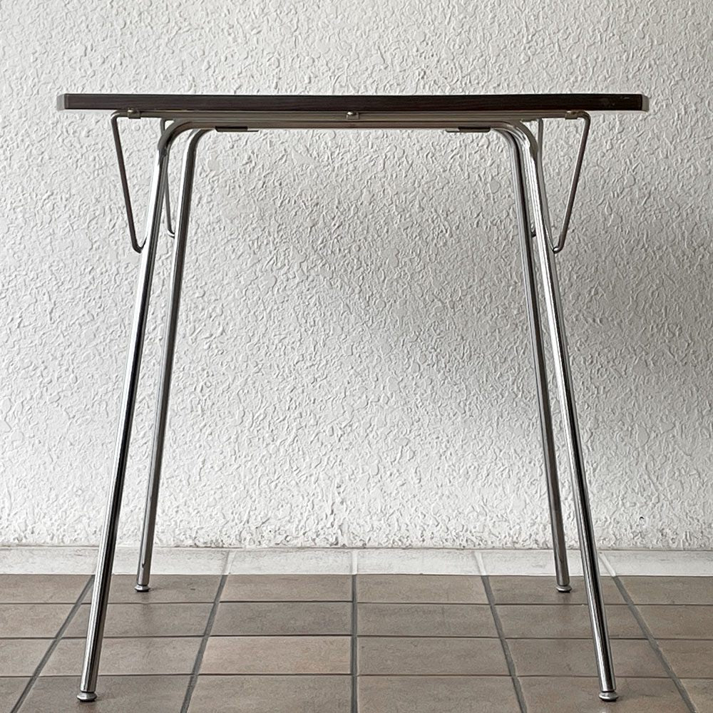 新居 猛  ニー ダイニングテーブル Ny Dining Table シャミド SHAMIDO ホワイト フォールディング 折り畳み ミッドセンチュリー ◇