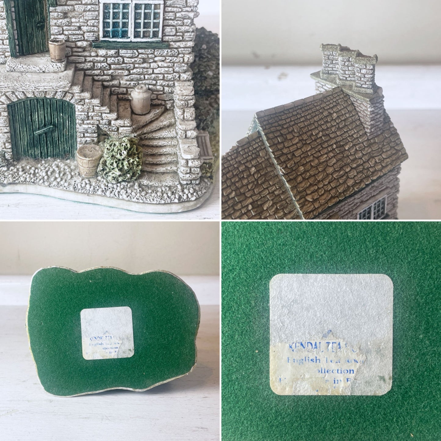 リリパットレーン LILLIPUT LANE ミニチュア オブジェ KENDAL TEA HOUSE 石膏 英国 イギリス UKビンテージ ■