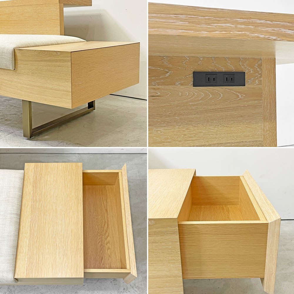 オーダーファニチャー Custom made furniture ワンアームソファ 2シーター 積層合板 ナチュラルモダン ●