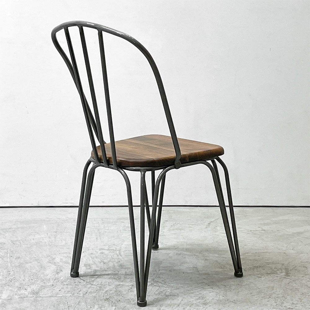 ガルト GART 1290 CHAIR ダイニングチェア エルム古材×アイアン インダストリアルデザイン 工業系 B ●