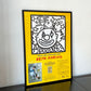 キース・ヘリング Keith Haring イベントポスター 1994年 Thalia Buchhandlung Hamburg  ドイツ 書店 ストリートアート アートフレーム 額装品 ★