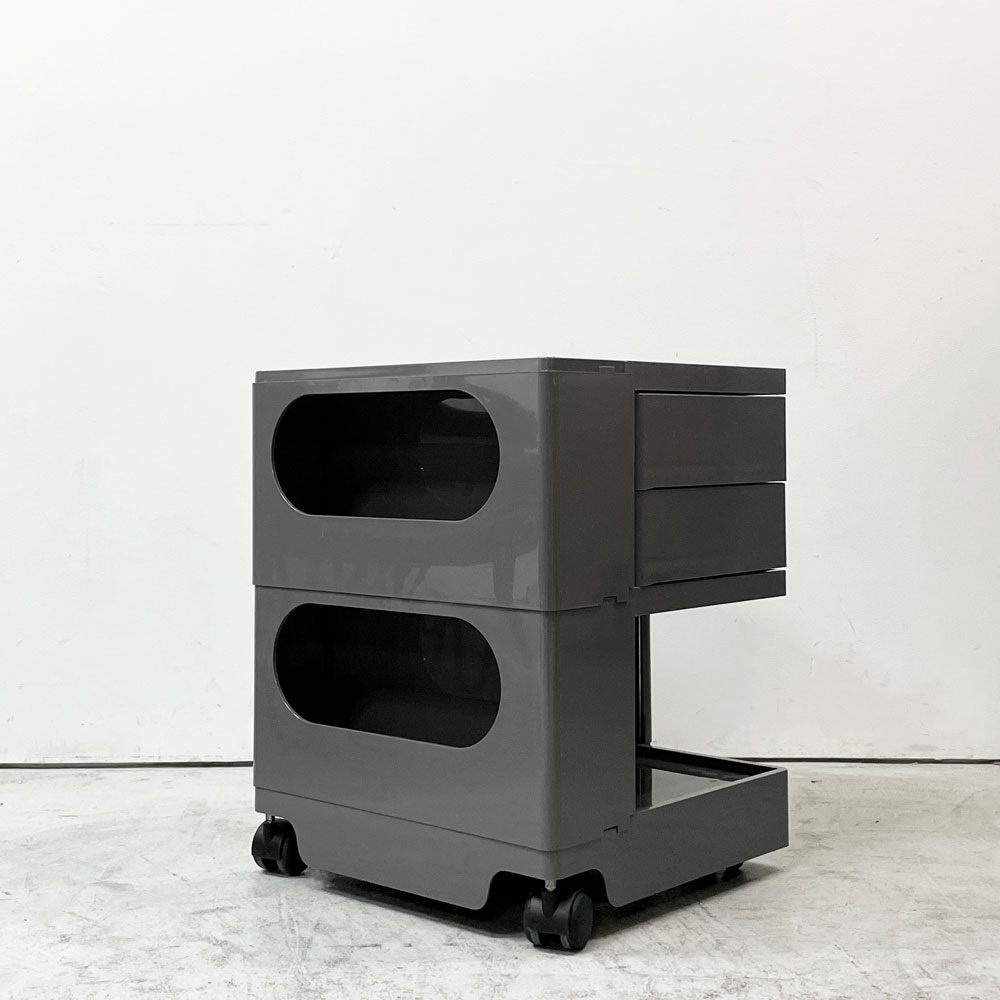 ビーライン B-LINE ボビーワゴン Boby Wagon 2段2トレイ トルネードグレー ジョエ・コロンボ イタリア MoMA ミッドセンチュリー ●