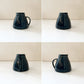 マーガレットハウエル MARGARET HOWELL MHL × ニコラ・タッシー NICOLA TASSIE スモールジャグ 陶製ピッチャー ネイビー系 定価￥27,000- ◎