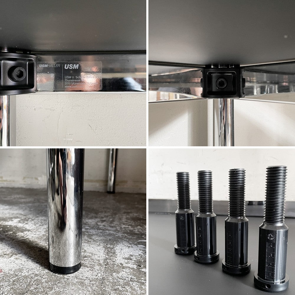 USMモジュラーファニチャー USM Haller USMハラーテーブル ワーキングデスク ダイニングテーブル フェニックス天板 デスクライト取付パーツ スイス ■