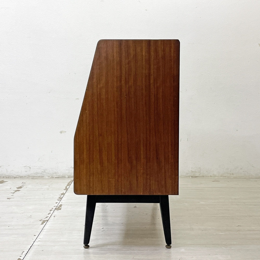 エベネゼルグーム Ebenezer Gomme ジープラン G-PLAN トーラ＆ブラック Tola&Black サイドボード Black&Brassシリーズ ゴールドラベル 英国 UKビンテージ ●