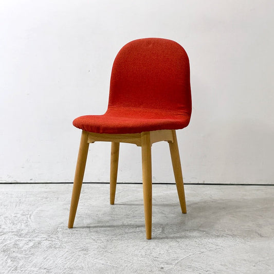 イデー IDEE コショネチェア COCHONNET CHAIR ダイニングチェア オーク材 ナチュラル ファブリック レッド系 モダン 現状品 ●