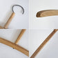 北欧ビンテージ Scandinabian Vintage 木製ハンガー 10本セット 1950〜70年代 木味 レトロ 古道具 A ●