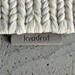 クヴァドラ Kvadrat キナサン Kinnasand アラム Aram2 ウールラグ 255×200cm オフホワイト系 平織り デンマーク 〓