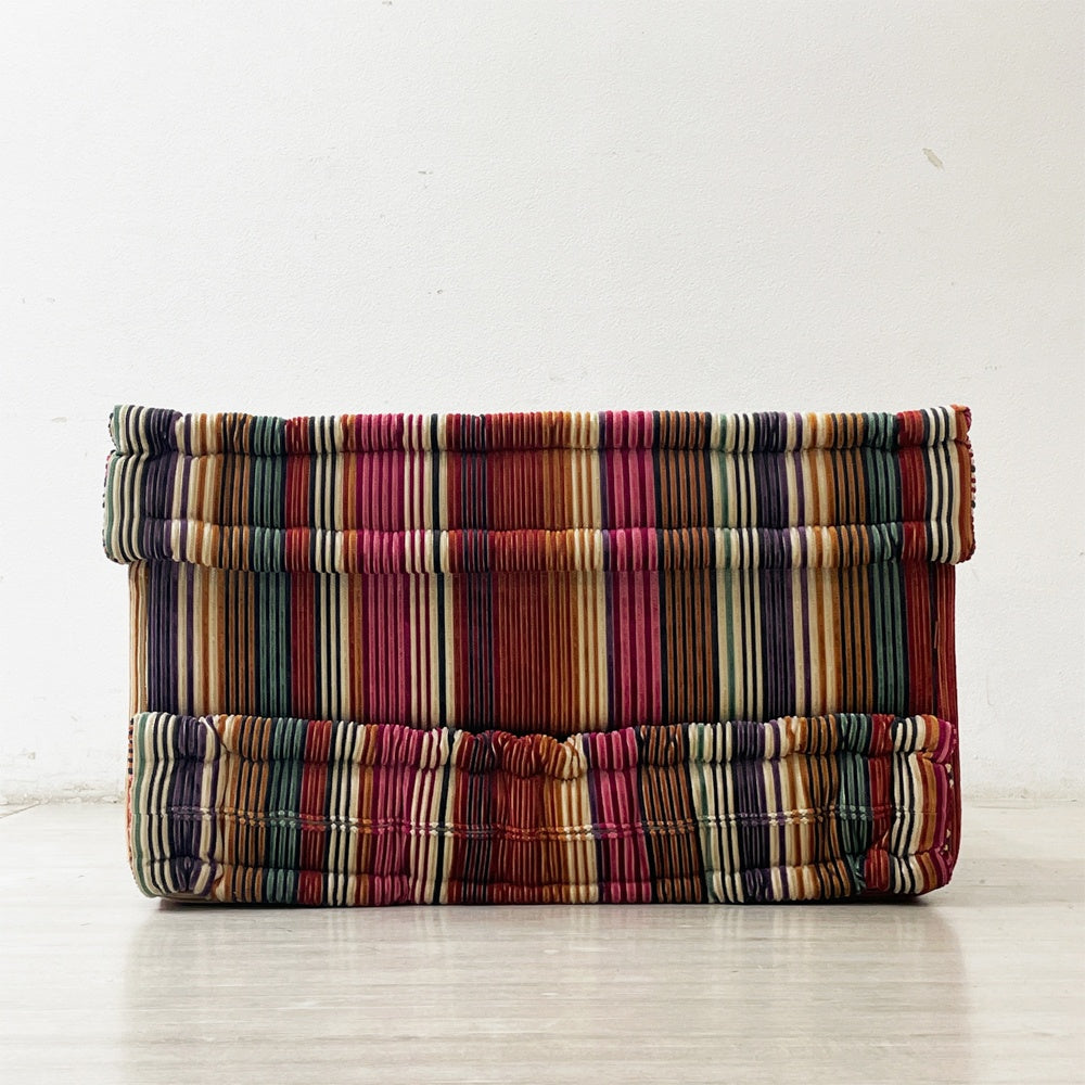 ロッシュ ボボア ROCHE BOBOIS マ ジョン Mah Jong ミッソーニホーム MISSONI HOME 1pソファ  ストライプ ハンス・ホファー Hans Hopfer  フランス ●