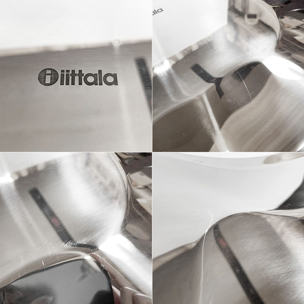 イッタラ iittala アルヴァ・アアルト コレクション Alvar Aalto Collection ステンレスボウル 504mm 箱付き トレー センターピース フィンランド 北欧雑貨 ★