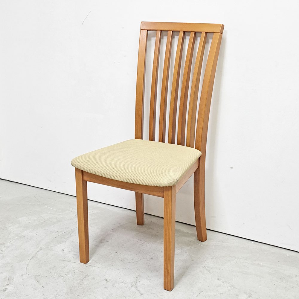 スコービー Skovby ダイニングチェア SM66 ビーチ材 ファブリック モダンデザイン デンマーク 北欧家具 C ●