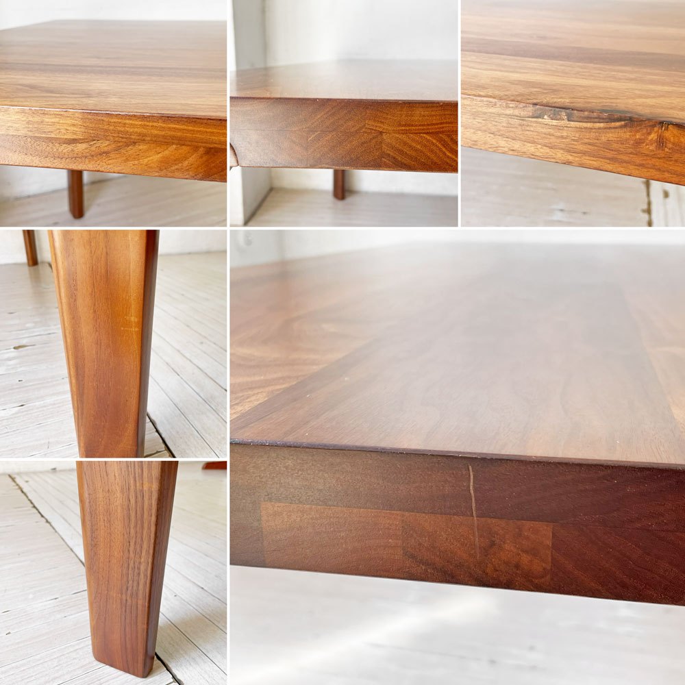 カリモク Karimoku ダイニングテーブル DD5235 ウォールナット無垢材 W150cm オーダー品 美品 参考定価293,700円 ★