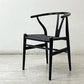 カールハンセン＆サン Carl Hansen & Son CH24 Yチェア ブラックラッカー × ブラックペーパーコード ハンス・J・ウェグナー オーク材 美品 ●