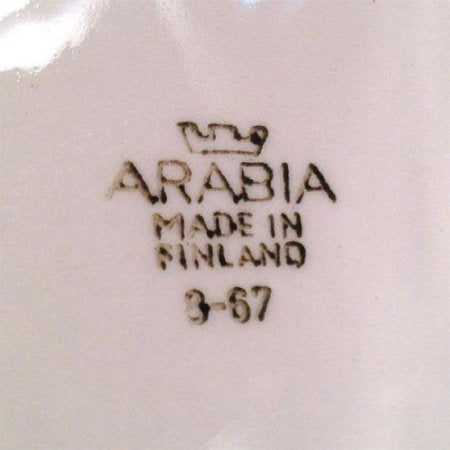 アラビア／ARABIA　 オリガミ　プレート　KF-1 ORIGAMI Ceramic Plate