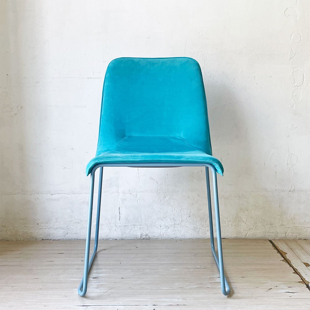 カッシーナ Cassina ixc. メンブレン MEMBRANE スタッキングチェア ダイニングチェア ブルー イタリア B ★