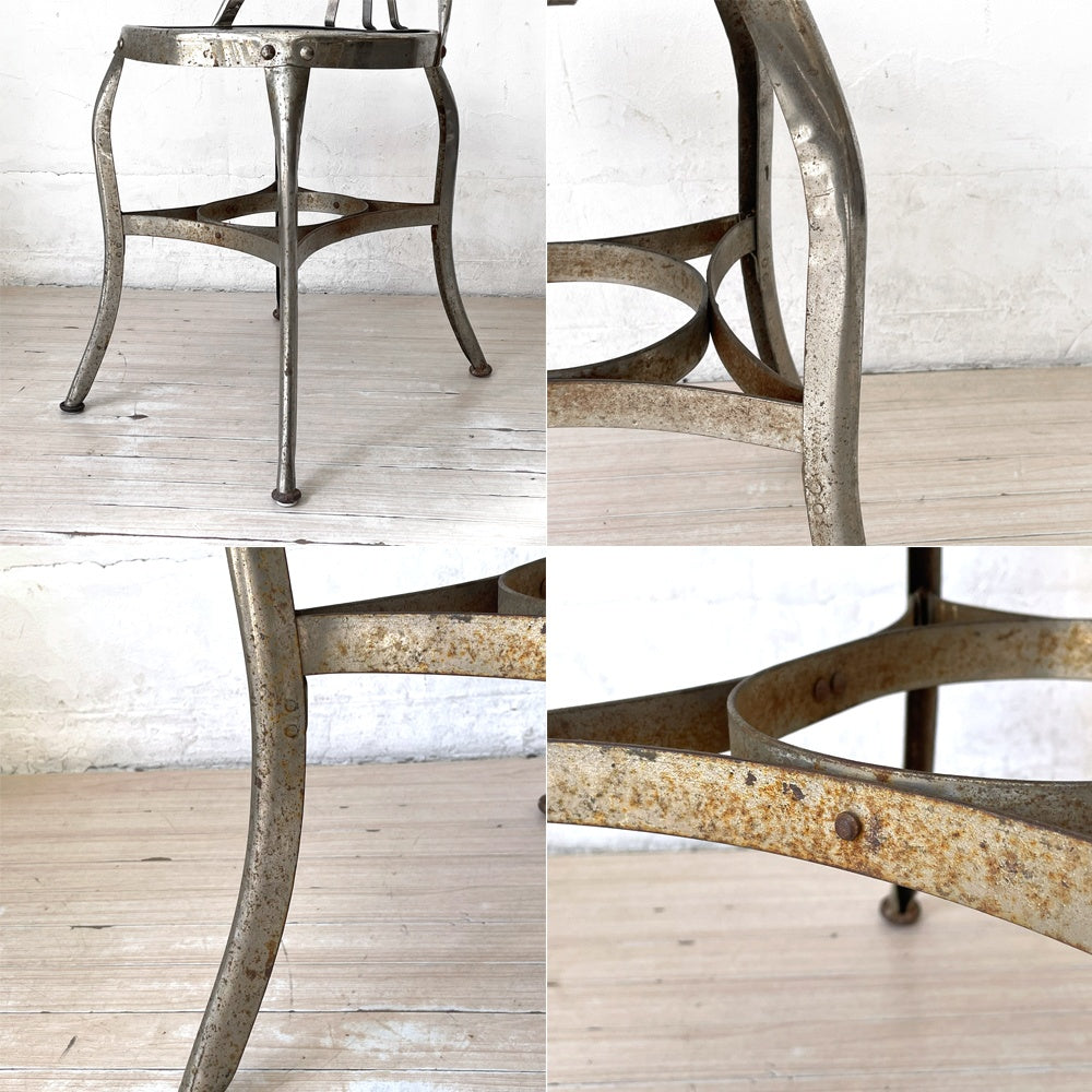 USビンテージ トレド Toledo パーラーチェア カフェチェア インダストリアル 工業系 ミッドセンチュリー デザイン UHL Art Steel B ★