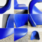 ヴィトラ vitra パントンチェア Panton Chair ブルー 屋内外使用可 ヴェルナー・パントン 旧モデル 廃番カラー ミッドセンチュリー スペースエイジ B 〓