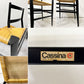カッシーナ Cassina 699 スーパーレジェーラ SUPERLEGGERA チェア アッシュ材 ブラック 籐張り ジオ・ポンティ ●