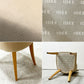 イデー IDEE アミチェア AMI CHAIR ダイニングチェア 1pソファ ラムース生地 アイボリー 参考定価￥84,900- ●