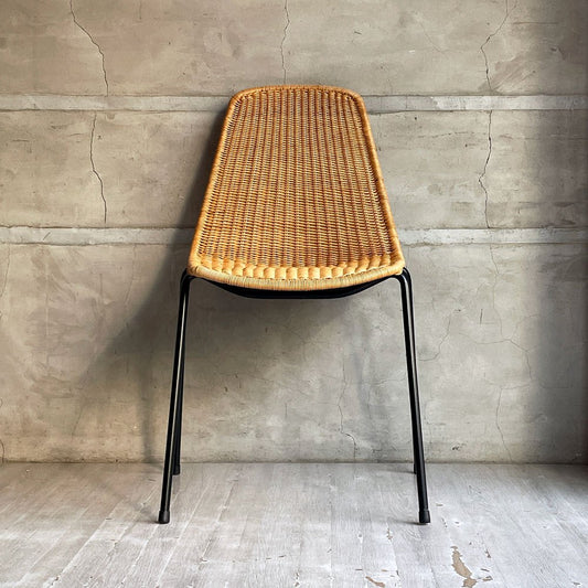 フィールグッドデザイン Feelgood Designs バスケットチェア BASKET Chair indoor ラタンxスチール Gian Franco Legler ♪