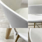 カリガリス Calligaris バイア Bahia CS/1814 ダイニングチェア ポリプロピレン ウッドレッグ ナチュラル × マットオプティックホワイト ドンドリ・エ・ポッチ イタリア モダンデザイン 脚カット ●