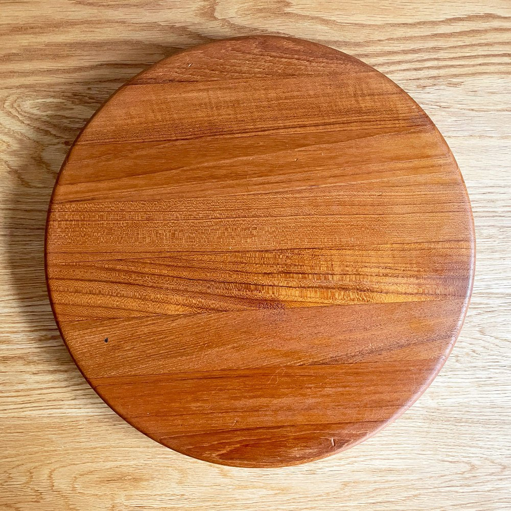 ダンスク DANSK スナックトレイ ボウル チーク無垢材 イェンス・クイストゴー Jens.H.Quistgaard ビンテージ 北欧食器 ♪