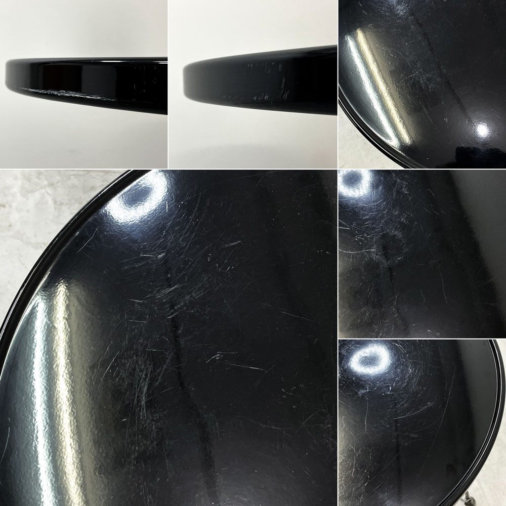 ダルトン DULTON X4 table X4テーブル カフェテーブル サイドテーブル ラウンド スチール クロームメッキ ブラック 折りたたみ式 インダストリアル 廃番 ●