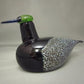 iittala (Nuutajarvi)　イッタラバード　廃番 Male Duck (マガモ雄) Sorsauros　1994-2005　オイバ・トイッカ　●