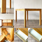 無印良品 MUJI 木製 ダイニングテーブル オーク無垢材 引き出し2杯 W140cm ナチュラルデザイン ◇