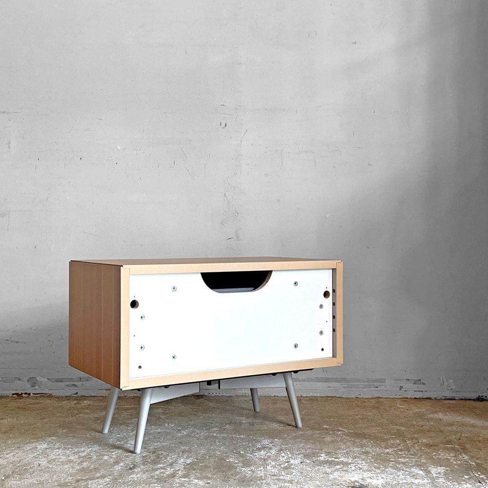 ボーコンセプト BoConcept ルガーノ LUGANO ナイトテーブル スモールキャビネット 1ドロワー ウォールナット モートン・ゲオーセン ■