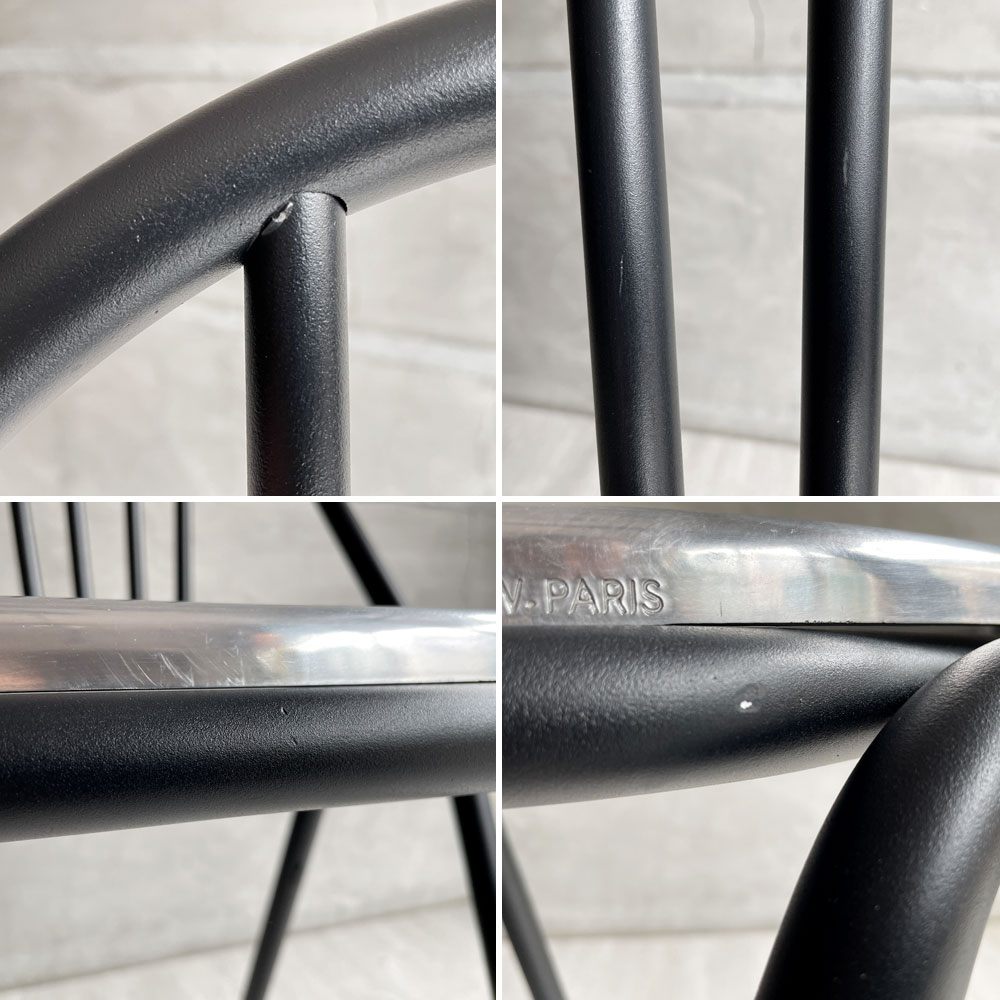 DCW EDITIONS サーピル チェア SURPIL CHAIR SL10 ジュリアン・アンリ・ポルシェ Julien Henri Porsche カフェチェア メタルチェア 座面2種 アルミニウム ブラックウッド フランス ♪