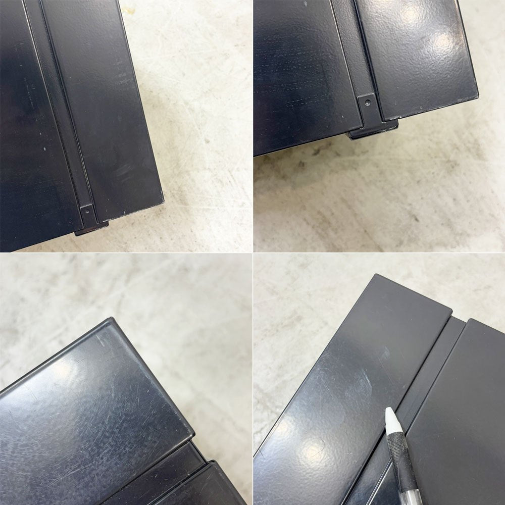 ユーエスエムハラー USM Haller USMハラー ユーエスエム イノス USM inos DRAWER SET ドロワーセット 10段 レターケース ブラック系カラー ●