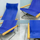 ニーチェア エックス NY chair X フォールディングチェア 折り畳みチェア ラウンジチェア ブルー 新居猛 MoMA  ◎