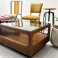ブラウンソルトマン Brown Saltman コーヒーテーブル ウォールナット材 スモークガラス ジョン・キール John Keal ミッドセンチュリー USビンテージ ●