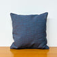 カッシーナイクスシー Cassina ixc. クッション W45cm ターコイズブルー×ブラウン フェザー 織柄 モダン A ◎