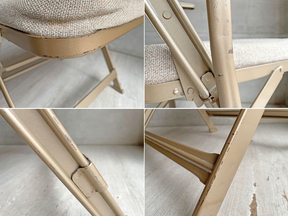 クラリン CLARIN フォールディングアームチェア FOLDING CHAIR WITH ARM フルクッション 折畳み US 米国 P.F.S 取扱 ♪