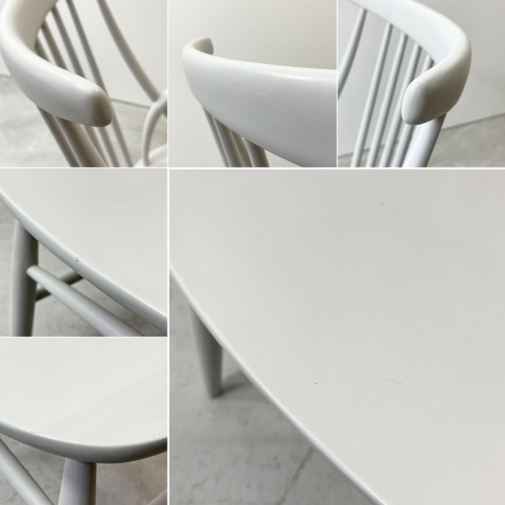 アイラーセン Eilersen IW2 CHAIR スポークバックチェア イージーチェア ホワイト ビーチ材 アイラーセン120周年 アクタス100脚限定 イルム・ヴィッケルソー 北欧 デンマーク ●