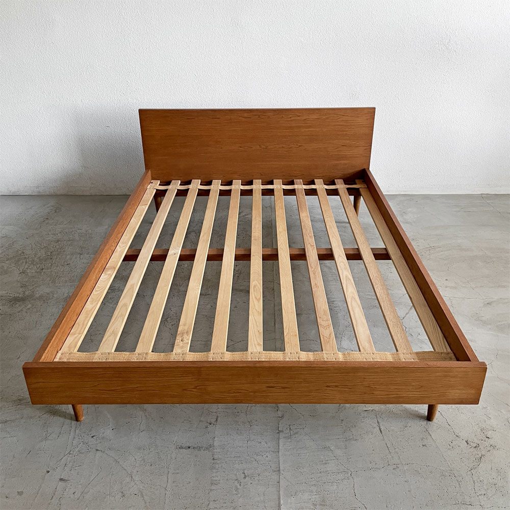 トラックファニチャー TRUCK FURNITURE トーチベッド TORCH BED ベッドフレーム ダブル W148cm ナラ材 定価￥342,100- A 〓