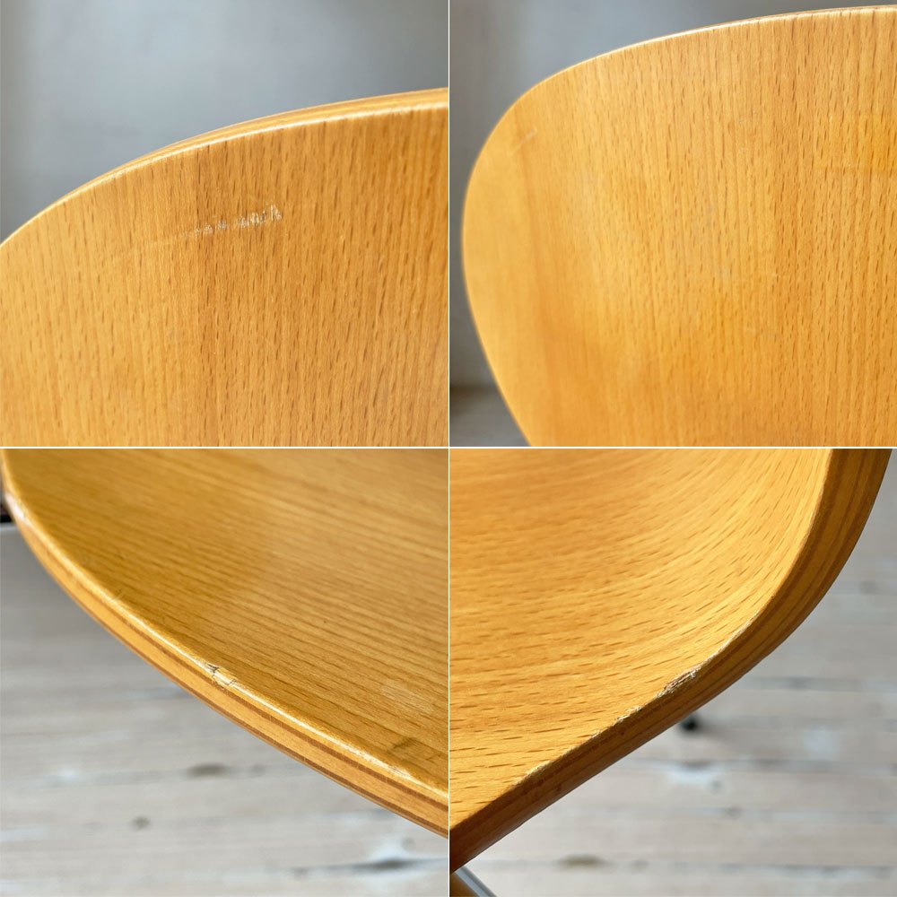 フリッツハンセン Fritz Hansen 3101 アリンコチェア アントチェア 4本脚 ナチュラルビーチ ラッカー仕上げ アルネ・ヤコブセン E ★