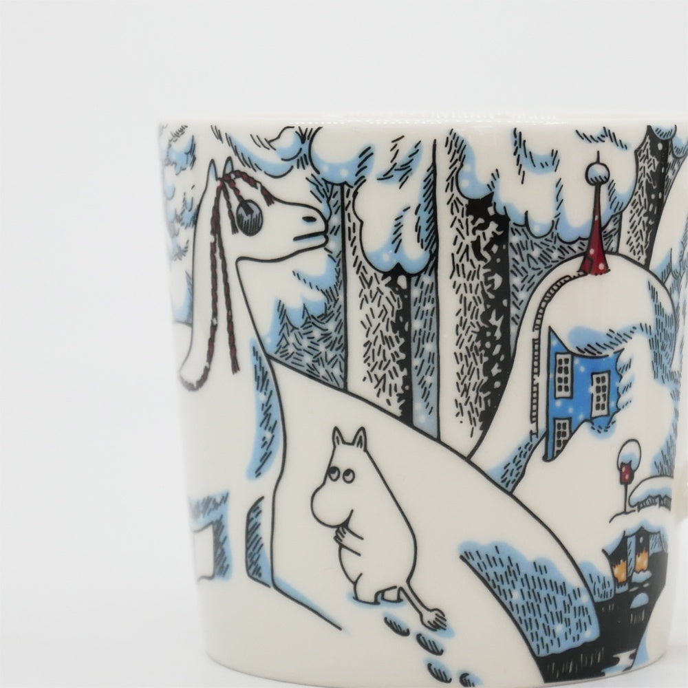アラビア ARABIA ムーミンマグ MOOMIN スノーホース 2016年 冬限定 フィンランド 北欧食器 箱付き ●