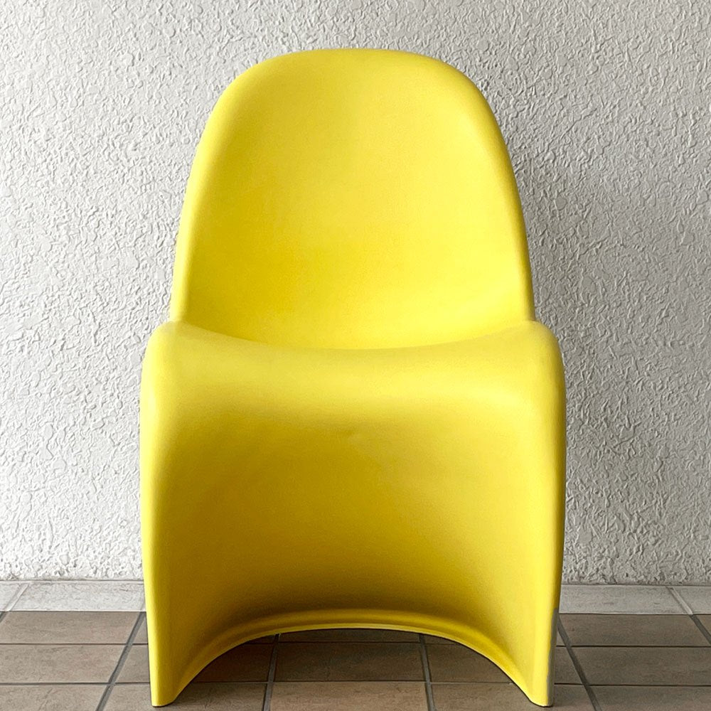 ヴィトラ vitra パントンチェア ダイニングチェア スタッキング イエロー ヴェルナー・パントン ミッドセンチュリー 定価58,300円 A ◇
