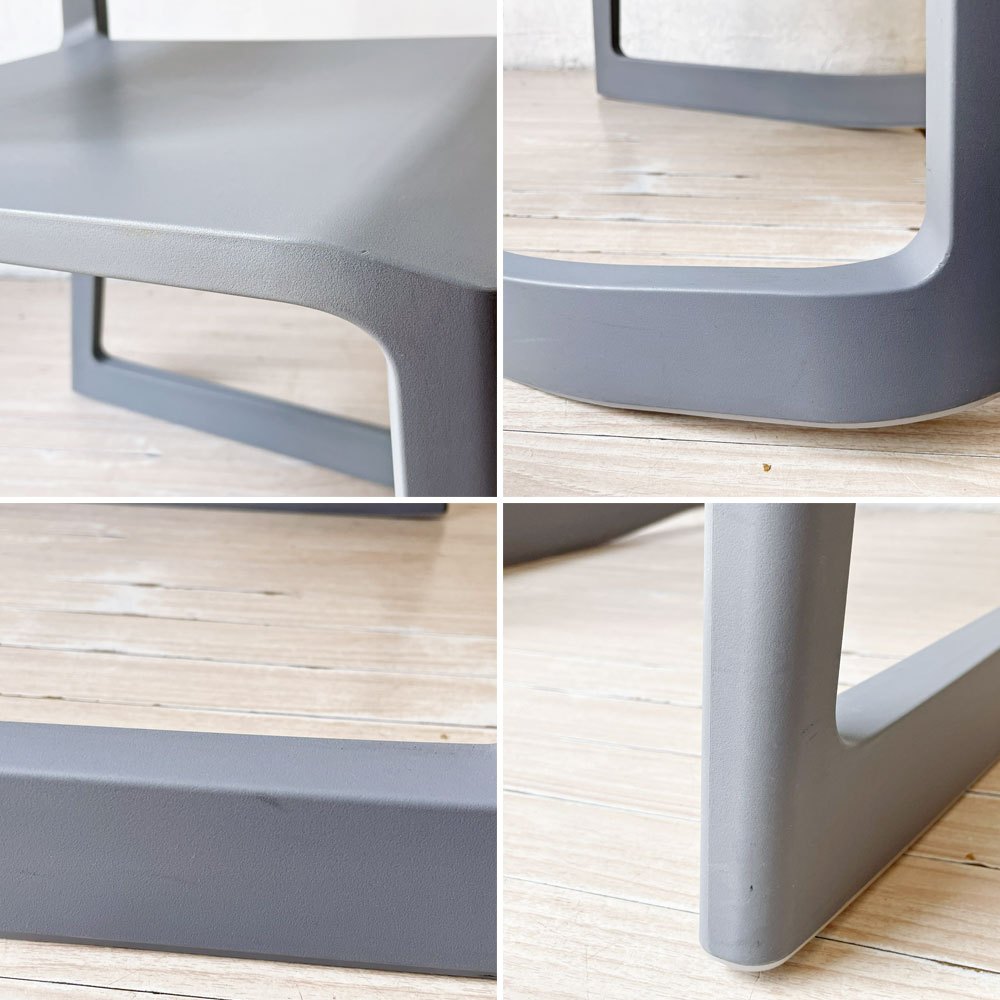 ヴィトラ Vitra ティプトン Tipton ダイニングチェア スタッキングチェア チルト機能 ロッキングチェア グレーカラー B ★