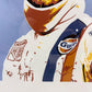 コンラッドリーチ CONRAD LEACH スティーブ・マックイーン Steve McQueen シルクスクリーン アートフレーム ポスター ポップアート 21/30 希少 21×30cm(スクリーンサイズ) 額装品 ●