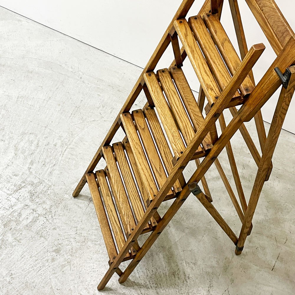 クラッシュゲート CRASH GATE ノットアンティークス Knot antiques ペーターラダー PATER LADDER ディスプレイラック 梯子 ホワイトオーク ビンテージスタイル ●