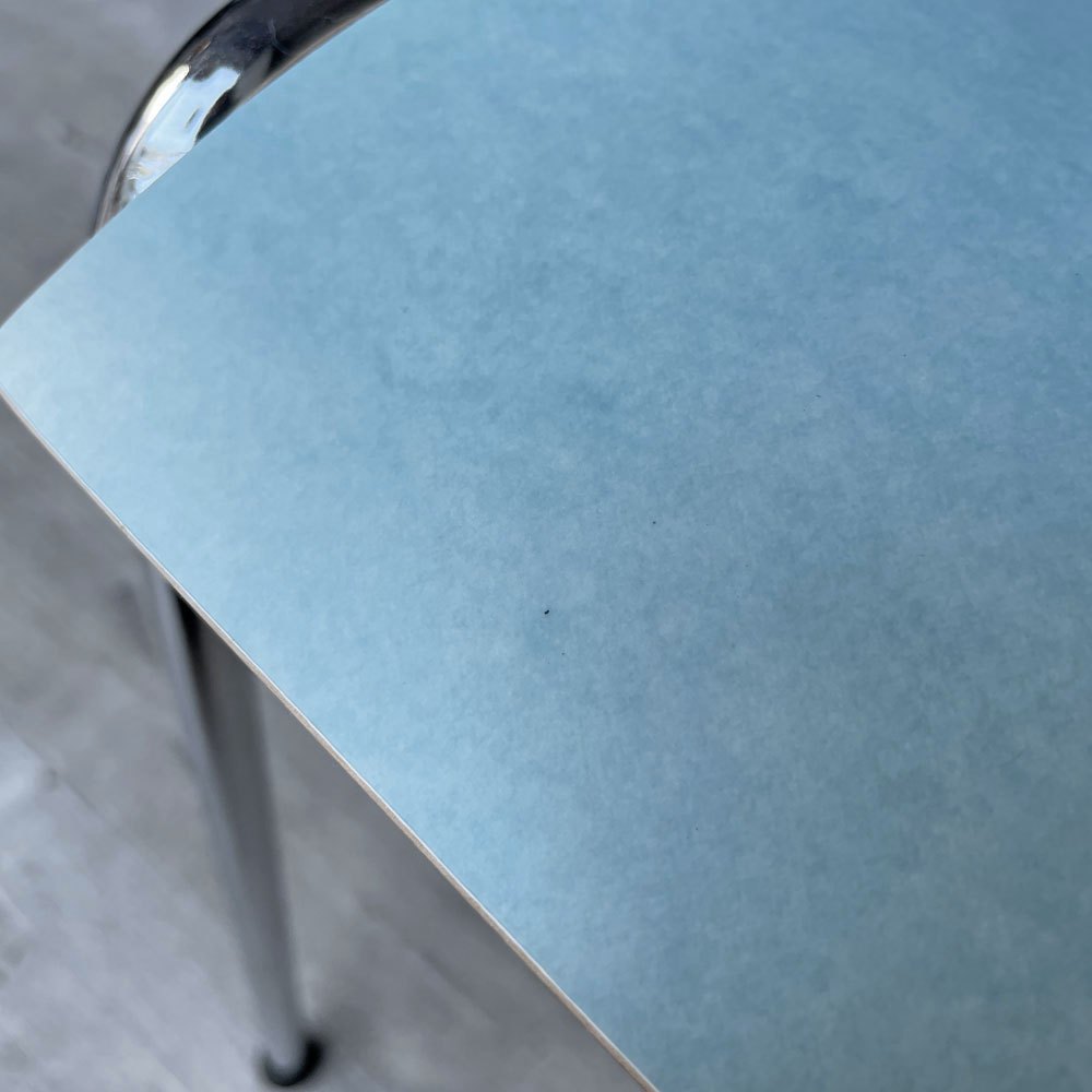エンゲルブレヒト Engelbrechts チャリックチェア CHAIRIK Chair 101 ダイニングチェア スタッキング 4本脚 アイスブルー プライウッド スチール デンマーク 未使用品 定価63,800円 ♪