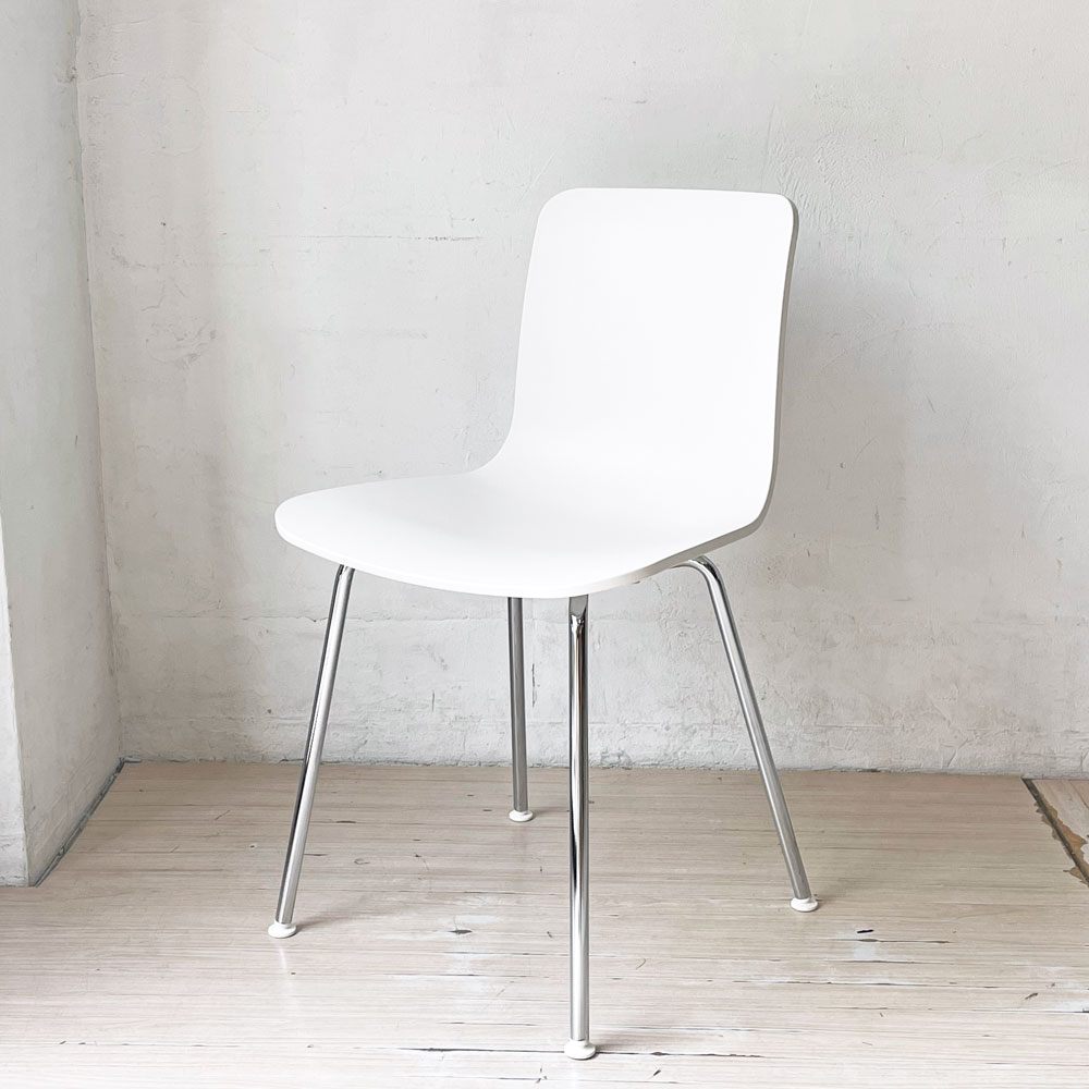 ヴィトラ vitra ハル チューブ HAL Tube サイドチェア ダイニングチェア ホワイト パウダーコート 屋外使用可 ジャスパー・モリソン A ★